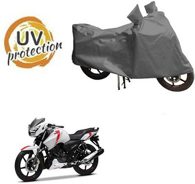RPSENTTERPR Waterproof Two Wheeler Cover for TVS(Apache RTR 160, Grey)