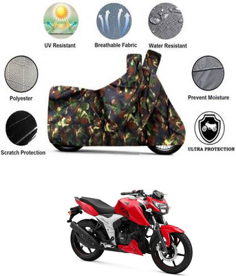 JVG Two Wheeler Cover for TVS(Apache RTR 160 4V, Multicolor)