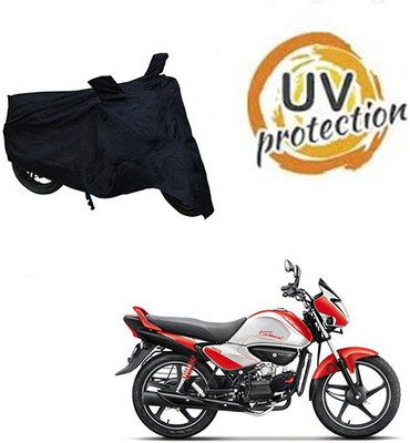 RPSENTTERPR Waterproof Two Wheeler Cover for Hero(Splendor I Smart, Black)