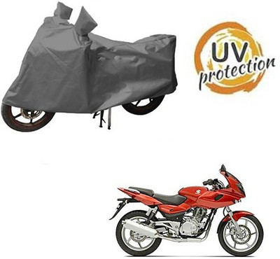 RPSENTTERPR Waterproof Two Wheeler Cover for Bajaj(Pulsar 220 DTS-i, Grey)