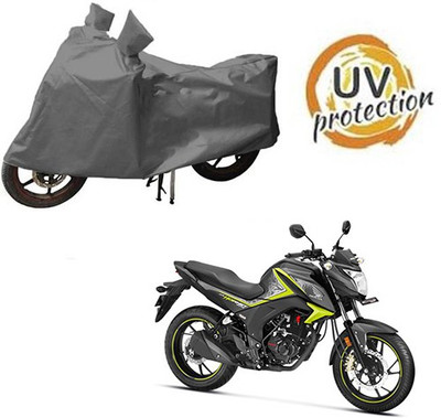 RPSENTTERPR Waterproof Two Wheeler Cover for Honda(CB Hornet 160, Grey)