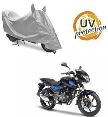 RPSENTTERPR Two Wheeler Cover for Bajaj(Pulsar 150 DTS-i, Silver)