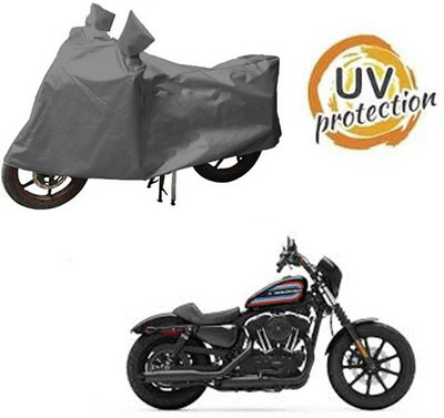 RPSENTTERPR Waterproof Two Wheeler Cover for Harley Davidson(XL 1200, Grey)
