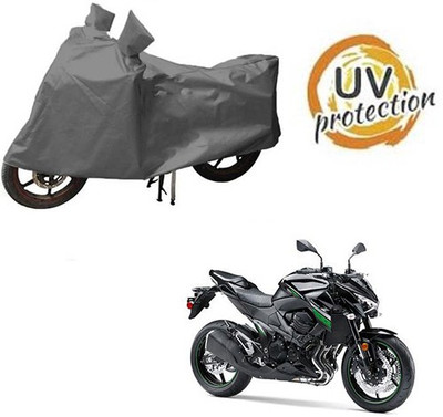 RPSENTTERPR Waterproof Two Wheeler Cover for Kawasaki(Z800, Grey)
