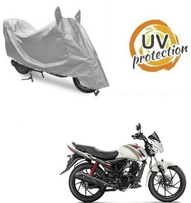 RPSENTTERPR Waterproof Two Wheeler Cover for Suzuki(Sling Shot Plus, Silver)