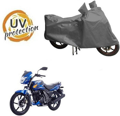 RPSENTTERPR Waterproof Two Wheeler Cover for TVS(Flame SR125, Grey)