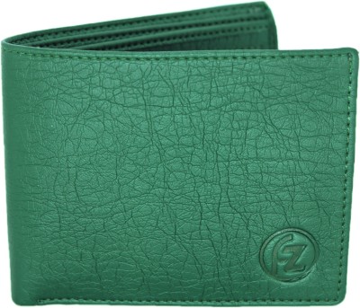 Fashion Zone Men Green Artificial Leather Wallet(20 Card Slots)