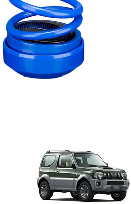 PRTEK Solar Power Rotating Car Air Freshener Perfume, with Organic Fragrance (BLUE ,Plastic)) X134 Portable Car Air Purifier(BLUE)