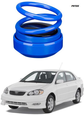 PRTEK Solar Power Rotating Car Air Freshener Perfume, with Organic Fragrance (BLUE ,Plastic)) X233 Portable Car Air Purifier(BLUE)