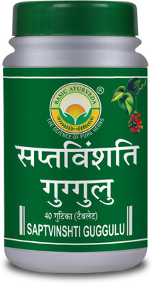 Basic Ayurveda Sptvinshti Guggulu Tablet(Pack of 4, 160 Tablets)