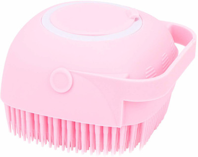 mrquee siya Soft Silicone Bath Brush With Hooks, Skin Scrubber Can Fill Shampoo