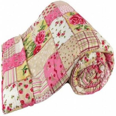 Ruchi Creation Floral Single Dohar for  AC Room(Polyester, Multicolor)