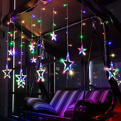 Luz 150 LEDs 5.33 m Multicolor Flickering Star Rice Lights(Pack of 1)