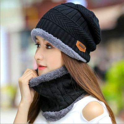 ruby collection Woven Beanie Cap(Pack of 2)