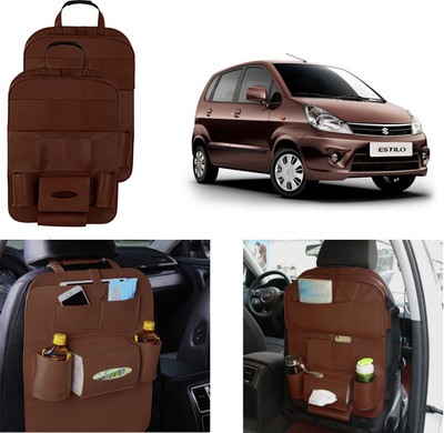 Oshotto SO-BROWN-SETOF2-128 Car Multi Pocket(4 L)