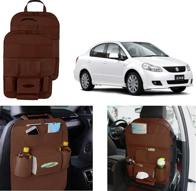 Oshotto SO-BROWN-SETOF2-111 Car Multi Pocket(4 L)