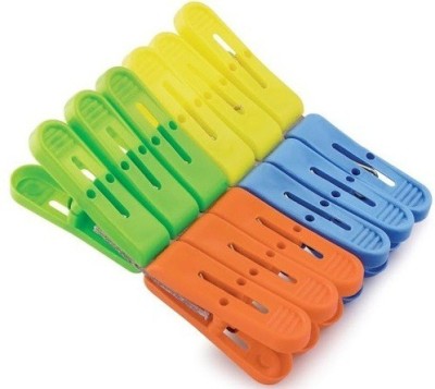 DEVJANKI Plastic Cloth Clips(Multicolor Pack of 24)