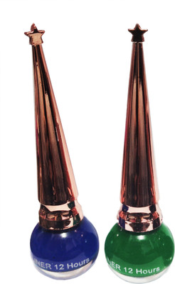 Bigwig MATT BLUE AND MATT GREEN EYELINER ,3ml 3 ml(multicolor)