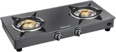 Sunflame Glass Manual Gas Stove(2 Burners)