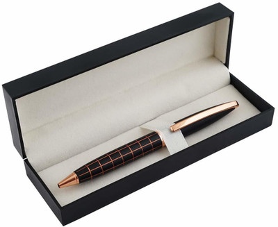 Flipkart SmartBuy Gold Black Elegant Pen Collection Roller Ball Point Gift Stationery with Box Ball Pen(Ink Color - Blue)