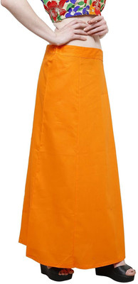 Radhey Rani Store orange Pure Cotton Petticoat(Free)