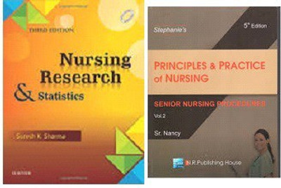 Combo Of Nursing Research And Statistics And Principles & Practice Of Nursing Vol.2(Paperback, SURESH K. SHARMA, SR.NANCY)