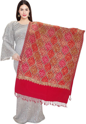 PASHTUSHS Wool Printed Women, Men Shawl(Multicolor)