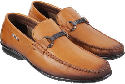 MOCHI Trendy Loafers For Men(Tan , 9)