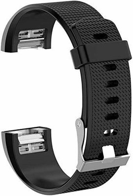 J Sport Strap For Charge 2 6.7-8.1 Black Smart Watch Strap(Black)