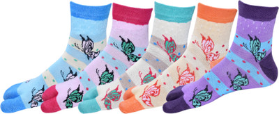 VIPUN Women Printed Ankle Length(Pack of 5)