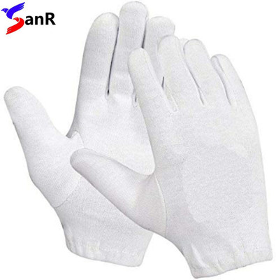 SanR Cotton Motion Cricket Inner Gloves for boys Wicket Keeping Gloves(White)