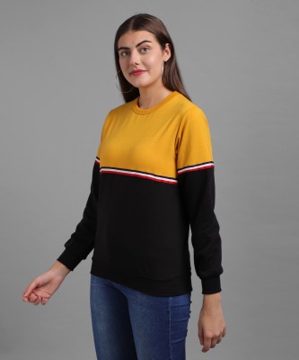 vivient Full Sleeve Solid Women Sweatshirt