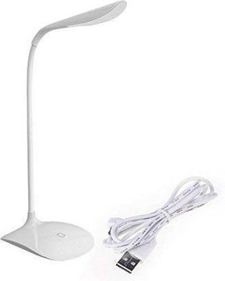 SHIVMEDICOS Touch Lamp Study Lamp(12 cm, White)
