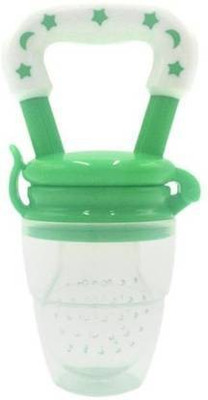 Squnibee Baby Fruit Feeder Pacifier Food Feeder Silicone Nipple Teething Toy Teether and Feeder (Green) Teether and Feeder(Green)