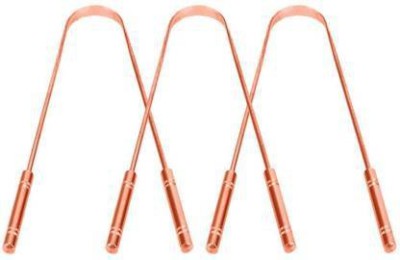 Jaravik Copper Tongue Cleaner(Pack of 3)