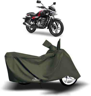 DROHAR Waterproof Two Wheeler Cover for Bajaj(V15, Green)