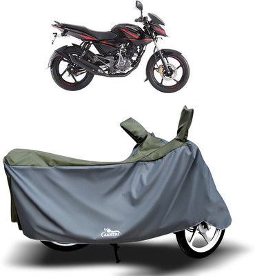 DROHAR Waterproof Two Wheeler Cover for Bajaj(Pulsar 135 LS DTS-i, Green)