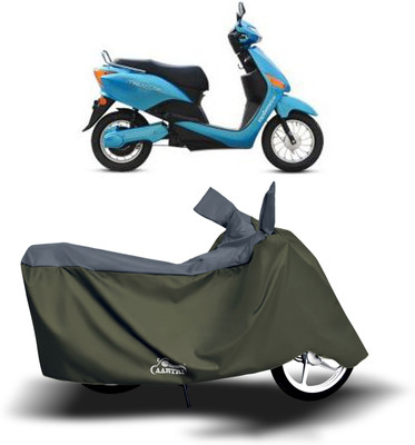 DROHAR Waterproof Two Wheeler Cover for Hero(Electric Optima Plus, Grey)