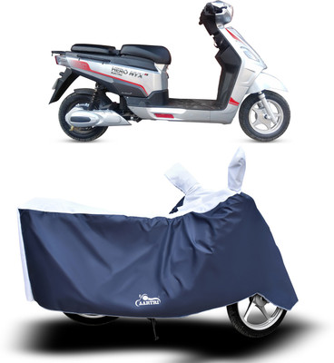 DROHAR Two Wheeler Cover for Hero(Electric NYX e5, White)