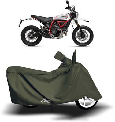 DROHAR Waterproof Two Wheeler Cover for Ducati(Scrambler, Green)