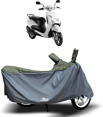 DROHAR Waterproof Two Wheeler Cover for Indus(Yo Xplor, Green)