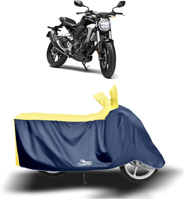 DROHAR Two Wheeler Cover for Honda(CB300R, Yellow)