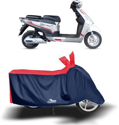 DROHAR Two Wheeler Cover for Hero(Electric NYX e5, Red)