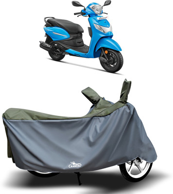 DROHAR Waterproof Two Wheeler Cover for Hero(Pleasure, Green)