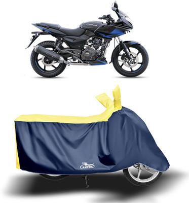 DROHAR Two Wheeler Cover for Bajaj(Pulsar 220 DTS-i, Yellow)
