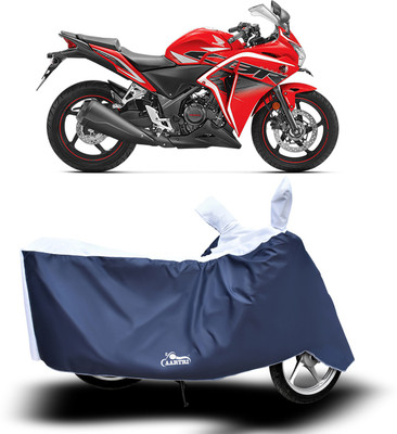 DROHAR Two Wheeler Cover for Honda(CBR 250R, White)