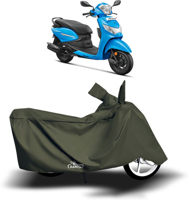 DROHAR Waterproof Two Wheeler Cover for Hero(Pleasure, Green)