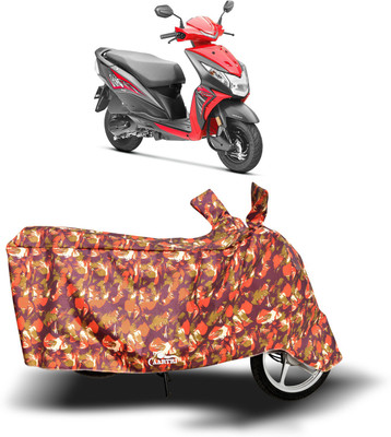 DROHAR Waterproof Two Wheeler Cover for Honda(Dio, Grey)