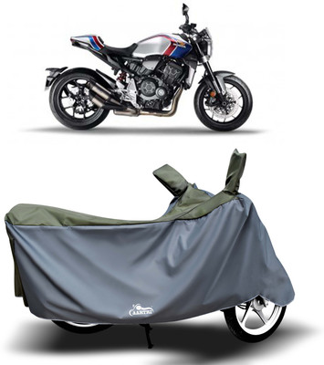 DROHAR Waterproof Two Wheeler Cover for Honda(CB1000R Plus, Green)