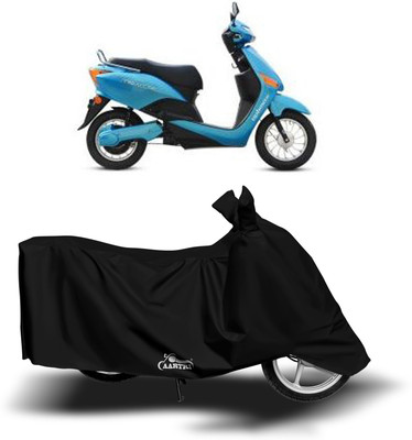 DROHAR Two Wheeler Cover for Hero(Electric Optima Plus, Black)